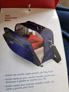 American Tourister Carry on Travel Bag Navy Overnight Luggage Tote NWT (2006) - Picture 1 of 7