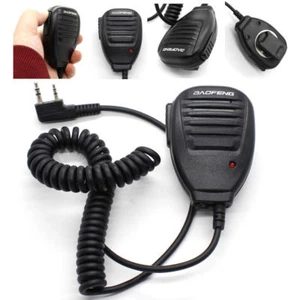 Clip-on&Handheld Microphone Mic for Baofeng UV-5R Kenwood TK3160 2-Way Radio VHF - Picture 1 of 6