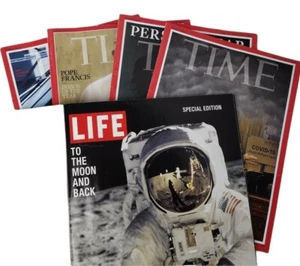 5 Lot Time Life Elon Musk Year One Biden Papst Franziskus Innovator Mond DBL Ausgabe - Bild 1 von 8