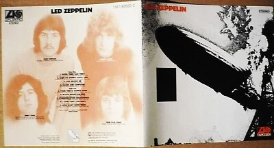 LED ZEPPELIN (1969) hard rock CD unique different cover Atlantic Germany M/M - Bild 1 von 3