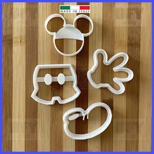 Topolino Formina Biscotti Cookie Cutter Mickey Mouse Pdz 7cm - Foto 1 di 15