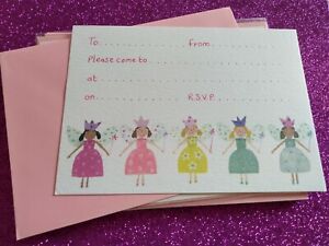 ✨ Fairy Parade INVITATION CARDS & ENVELOPES x 10 ~ New in Sealed Pack ✨