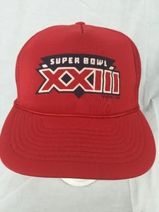 Gorra vintage de malla con cierre a presión del Super Bowl XXIII 1988 de Winston San Francisco 49ers - Imagen 1 de 10