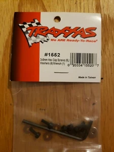Traxxas 3x8mm Hex Cap Screws (6) Washers (6) Wrench (1) #1552 - Picture 1 of 3