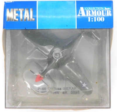 Metal Armour P-40 Curtiss USAAF 5395 1:100 Model Diecast Kit US WWII Fighter - Image 1 of 3