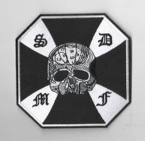 HEAVY METAL BAND BLACK LABEL SOCIETY BLS iron-on PATCH: BLS SKULL CROSS 4.5" - Picture 1 of 3