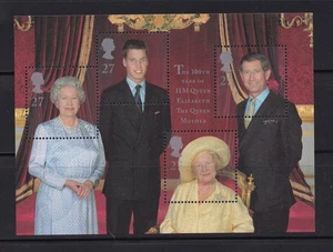 Great Britain Queen Mother Birthday Souvenir Sheet #1943 - Mint NH - Picture 1 of 3