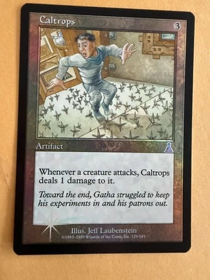 MTG: Caltrops Card FOIL Urza's Destiny 129/143 Magic The Gathering - Image 1 of 2