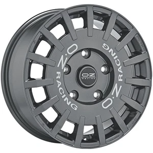 LLANTAS OZ RACING RALLY RACING PARA CUPRA LEON 8X18 5X112 DARK GRAPHITE SILVER - Imagen 1 de 4