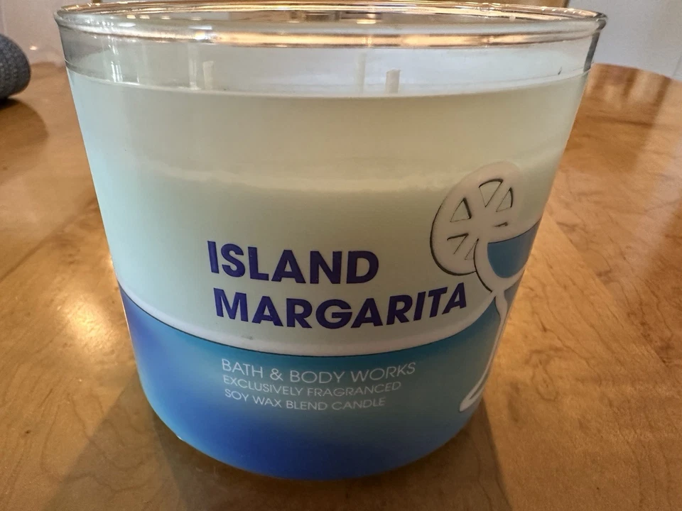 New Bath & Body Works 3-Wick Scented Candle - Island Margarita No Box - Image 1 of 3