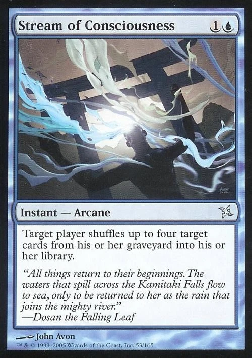 Stream of Consciousness - Medium Play MTG Betrayers of Kamigawa - Image 1 of 1