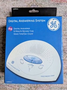 GE Digital Answering System Model 29888GE1 Voice/Time/Day Stamp New NOS - Zdjęcie 1 z 9