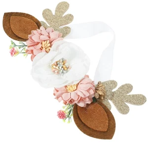 Christmas Elk Headband Baby Reindeer Antlers for Infants Toddler Girl - Imagen 1 de 12