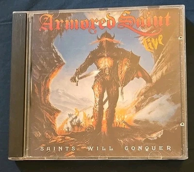 ARMORED SAINT SAINTS WILL CONQUER 1988 RESTLESS/METAL BLADE CD 80's HARD ROCK NM - Image 1 of 3
