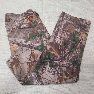 Under Armour Real Tree Camo Cargo Pants Mens Size 38x32 Hunting Woodland - Image 1 of 4