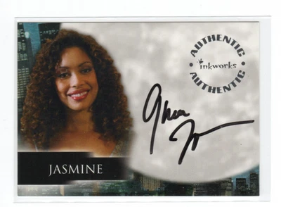 Angel Season 4 2003 Inkworks Auto Autograph A25 Gina Torres as Jasmine (b) - Image 1 of 4