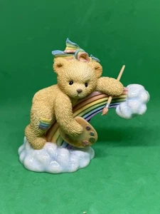 1997 CHERISHED TEDDIES FIGURINE ELLEN " YOU COLOR MY RAINBOW” P Hillman 302775 - Picture 1 of 3