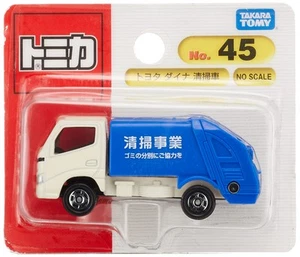 TOMICA Series Minicar No045 Toyota Dyna cleaning truck blister - Picture 1 of 5