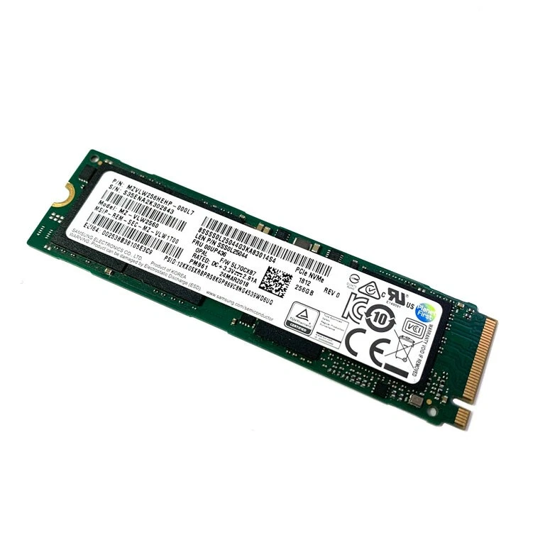 M.2 SATA SSD 256GB PCIe NVMe 2280 Key M intern - Bild 1 von 1