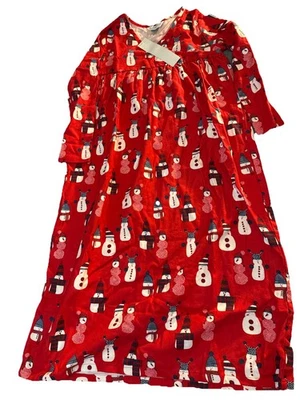 The Company Flannel Gown Girls Size 14/16 NWT Snowman - Image 1 of 4