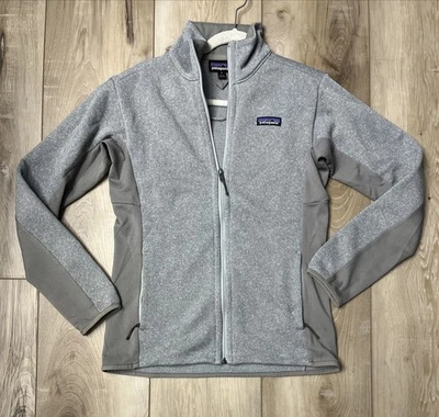 Patagonia Mujer’s Better Suéter Cremallera Completa Polar Chaqueta Gris Jaspeado Talla Pequeña Foto 1 de 4