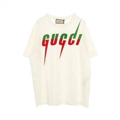 GUCCI Blade Camiseta Tops Algodón Beige Verde Rojo Usado Hombre Talla XL Foto 1 de 4