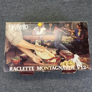 TTM Raclette Cheese Melter Brown 110V SWISS 1/2 Wheel Vintage Works Great! - Picture 1 of 4