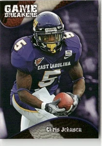 2008 Press Pass Game Breakers Football Card Chris Johnson East Carolina Pirates - Picture 1 of 2