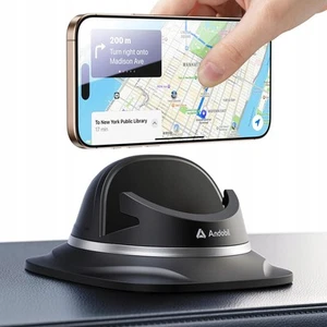 Handyhalter Auto Silikon Für Armaturenbrett 360° Drehbar Schwarz - Bild 1 von 8