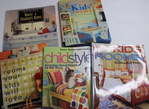Lot of 5 Kids, Babies, Children Rooms Interior Design Home Decorating Books - Picture 1 of 8