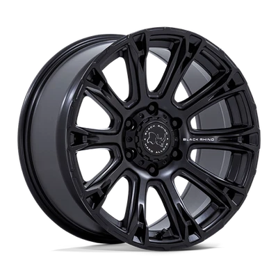 17x8.5 Black Rhino BR020 Diamondback Matte Black Wheel 5x4.5 (25mm) - Image 1 of 4