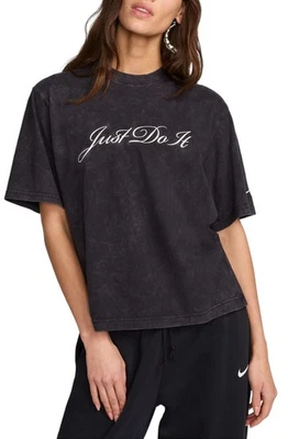 Nike E4030 Women's Sportswear Cotton Crewneck Short-Sleeve T-Shirt Size L - Image 1 of 2