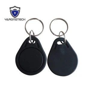 13.56MHz MIFARE Classic 1K proximity ABS Black IC Key fobs Access control-10pcs - Picture 1 of 3