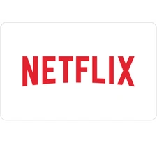 Netflix Gift Card - $15 $30 $60 or $100 - Email delivery 