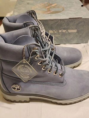 Timberland Mens Hommes 6in Prem Boots Blue Size 8.5 - Image 1 of 4