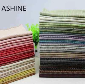 20*20cm 80pcs Japanes Yarn-Dyed Cotton Fabric Handmade DIY Patchwork Sewing Trim - Picture 1 of 6