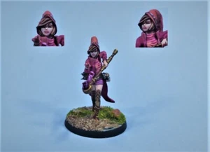 Lion Towers painted miniature cute female Sorceress - Foto 1 di 2