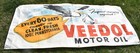 Rare Gas Station VEEDOL Motor Oil Stork Baby Canvas Advertising Banner SIGN