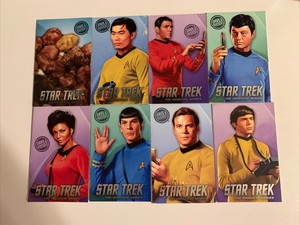 Dave & Busters Star Trek Card set WITH RARE Tribbles (8 total cards)