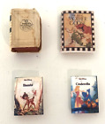 Vintage Miniature Doll House Books Lot of 4 Mother Goose Disney Dictionary