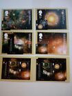 4 1St Day Cover Cards + Minisheet Cards +/- Stamps 2002 Phq246 Astronomy; Hubble