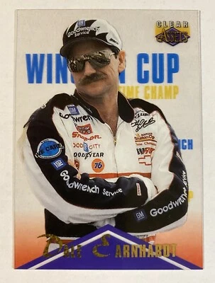 1996 Classic Clear Assets Dale Earnhardt Racing Card 64 - Image 1 of 4