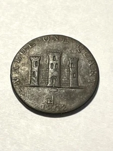 1802 Gibraltar 1 Quart Dark AG/G #11014 - Picture 1 of 2