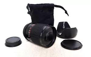 CANON EOS EF DIGITAL fit 500mm F8 Mirror Telephoto Portrait Lens 600D 6D 7D etc - Picture 1 of 7