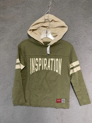 Sudadera con Capucha Gap Niños Talla Mediana Verde Manga Larga Suéter Algodón Foto 1 de 4