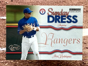 2004 Leaf Second Edition Sunday Dress Alex Rodriguez #SD-9 - Bild 1 von 2