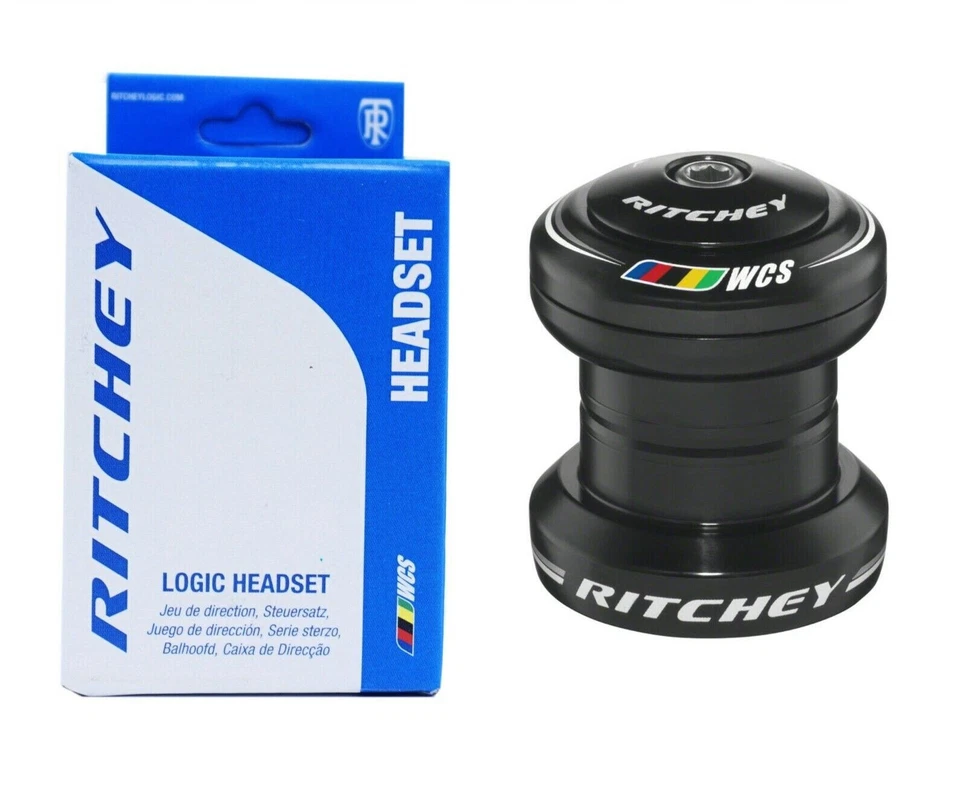 Ritchey WCS Logic Bike Headset 1" Black Threadless EC30/25.4 EC30/26 - Image 1 of 4