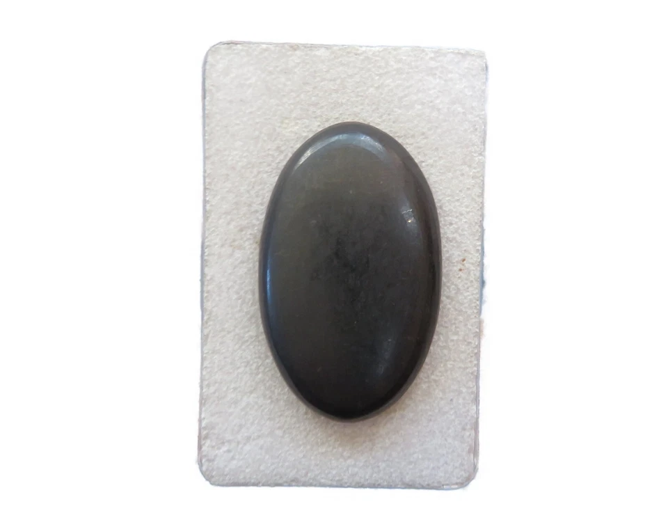 Schungit Shungite Cabochon 36x22 mm 31 ct. Nr. U31880 - Bild 1 von 1