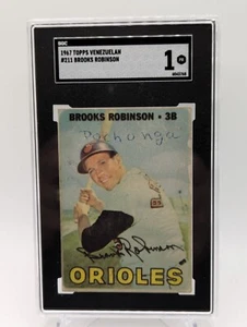 Brooks Robinson 1967 Venezuela Topps Baseball  #211 SGC 1 (MK) Baltimore Orioles - Picture 1 of 4