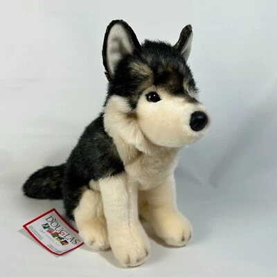 Плюшевое мягкое мягкое мягкое животное Douglas Atka Wolf высотой 10 дюймов - Изображение 1 из 4
